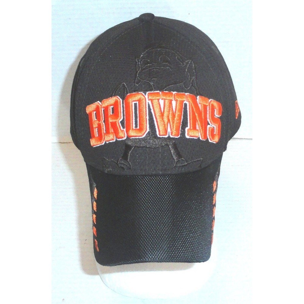 New Era 9Forty Cleveland Browns Hook & Loop Adjustable Hat Curved Bill READ